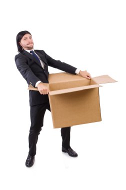 Kutuları olan adam.