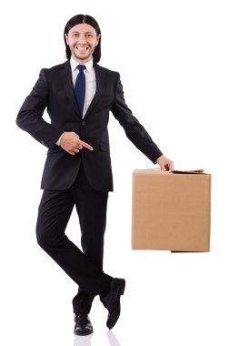 Kutuları olan adam.