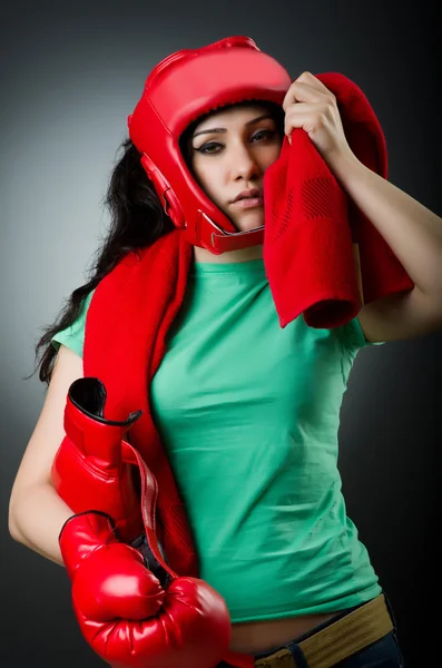 Boxer femme — Photo