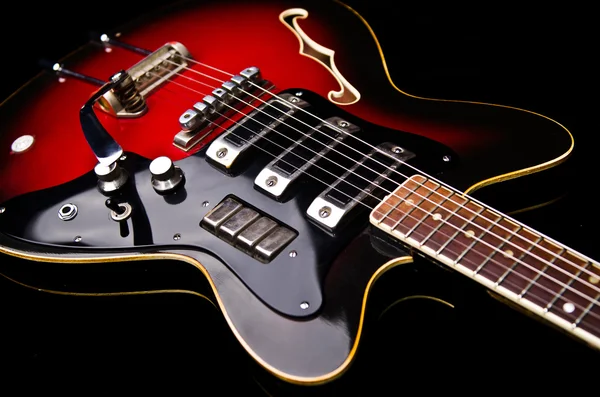 Close up of music guitar — Stock Photo, Image