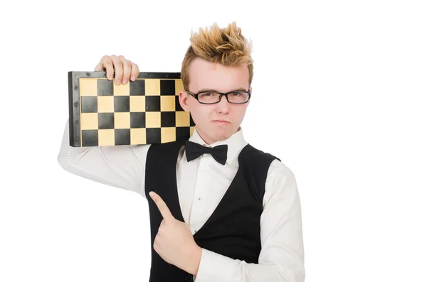 Sjov skakspiller - Stock-foto