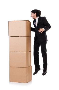 Kutuları olan adam.