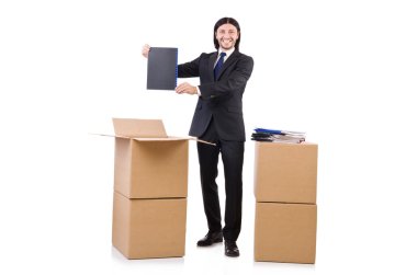 Kutuları olan adam.