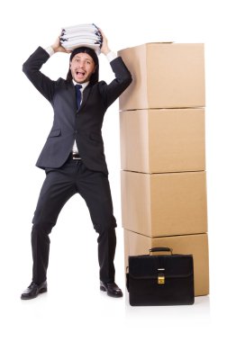 Kutuları olan adam.