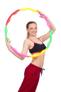 Egzersiz yapan kadın