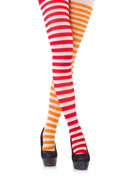 Striped leggings — Stock Photo, Image