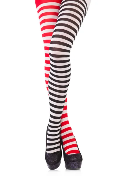 Striped leggings — Stock Photo, Image