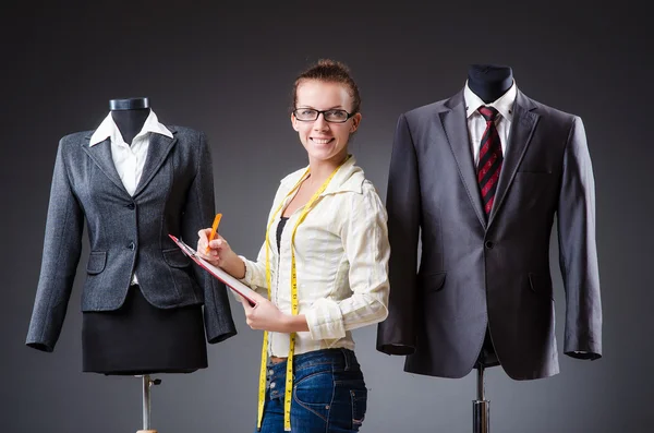 Woman tailor working — Stock Photo, Image