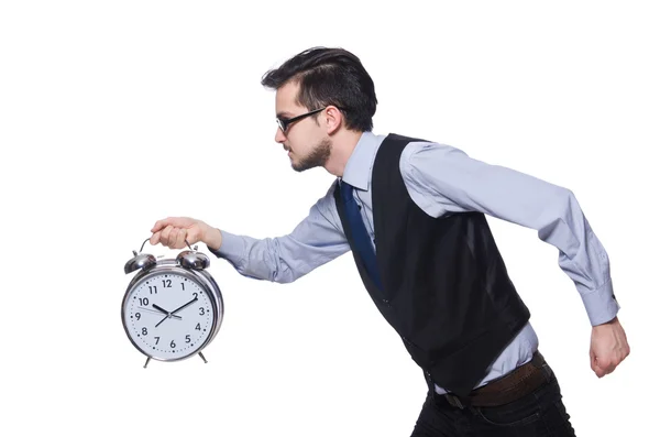 Geschäftsmann mit Uhr — Stockfoto