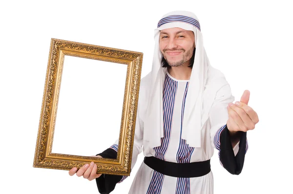 Arab z ramki na zdjęcia — Zdjęcie stockowe