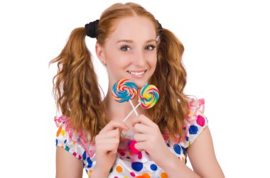 Lolipopları çok güzel kız