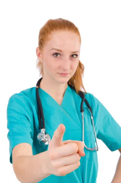 Unga medicinska trainee — Stockfoto