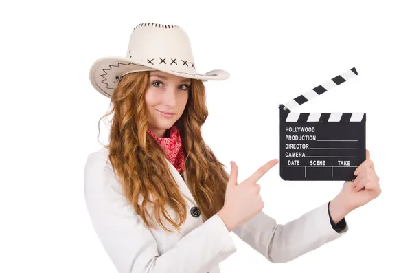 Junges Cowgirl — Stockfoto