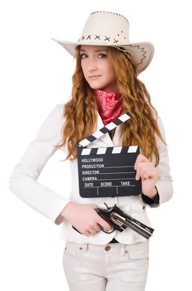 Jeune cow-girl — Photo