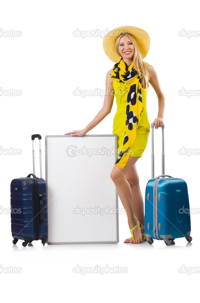 Woman preparing for vacation
