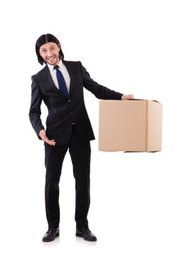 Kutuları olan adam.