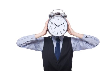 işadamı ile masa saati