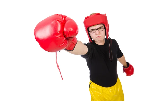 Boxeador divertido — Foto de Stock