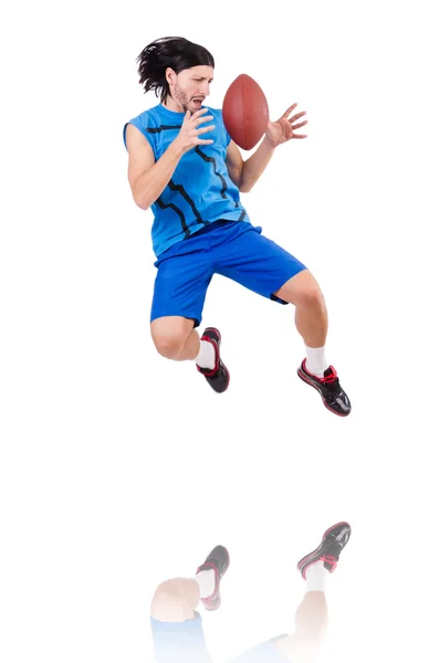 Jogador de futebol americano — Fotografia de Stock