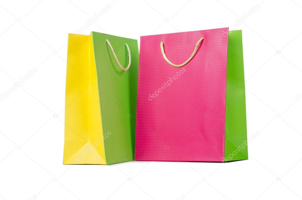 Colourful shopping bags