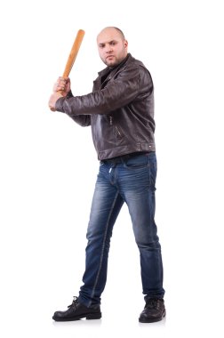 beysbol sopası ile adam