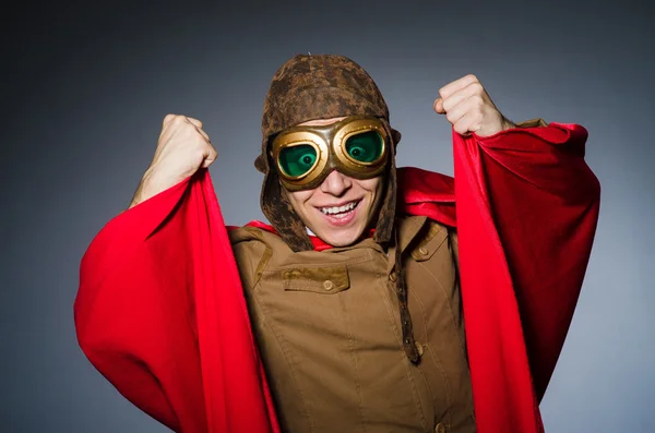 Funny pilot — Stock Photo, Image