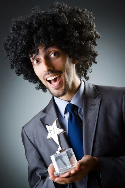 Man krijgen star-onderscheiding — Stockfoto