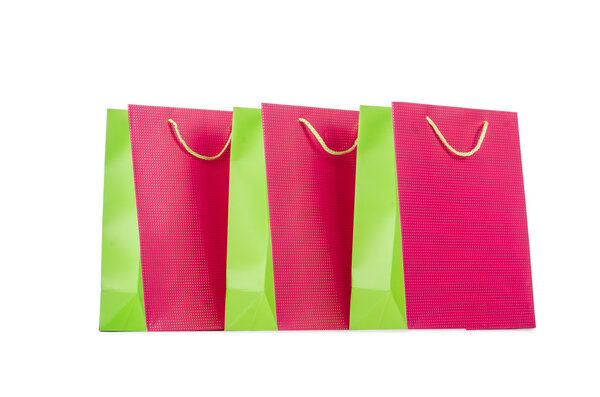 Colourful shopping bags