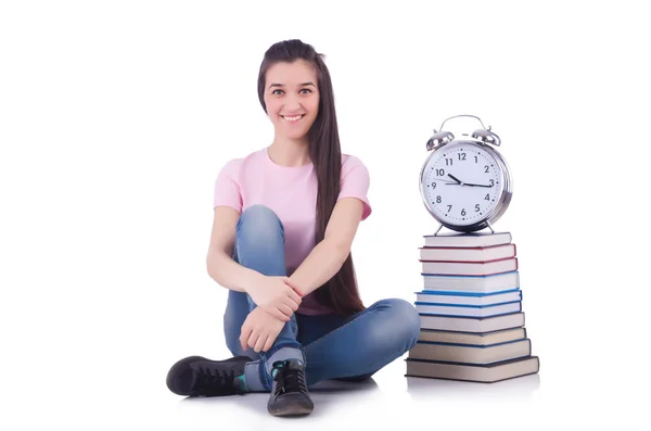 Student hält Fristen nicht ein — Stockfoto