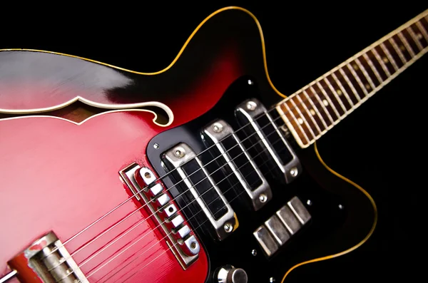 Close up of music guitar — Stock Photo, Image