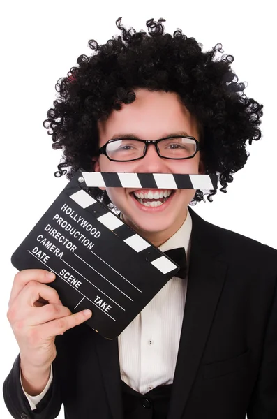 Grappige filmregisseur — Stockfoto