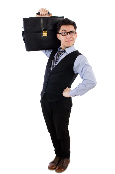 Businessman with briefcase — Stock Photo, Image