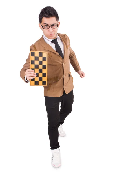 Śmieszne szachista — Zdjęcie stockowe