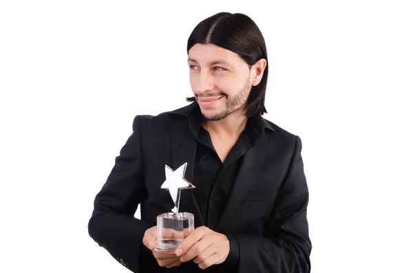 Businessman with star award — Stock Photo, Image