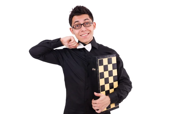 Vicces sakkozó — Stock Fotó