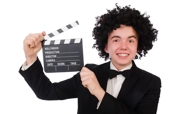 Funny movie director — Stock Photo, Image