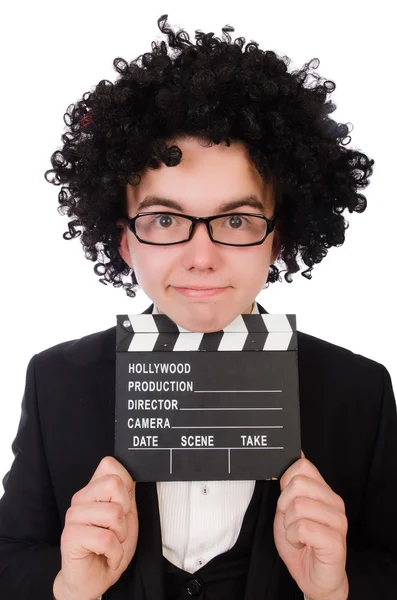 Funny movie director — Stock Photo, Image