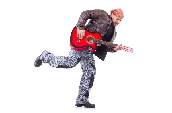 Guitar player — Stock Photo, Image