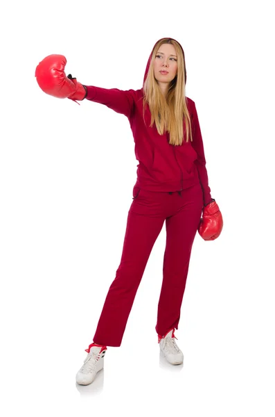 Woman boxer — Stock Photo, Image