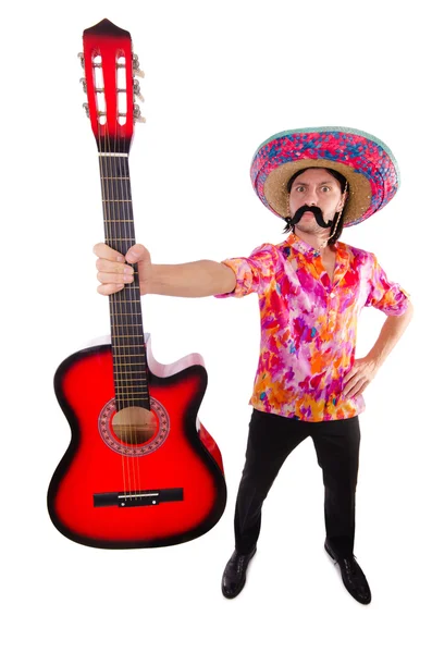 Mexican guitar player — Stock Photo, Image