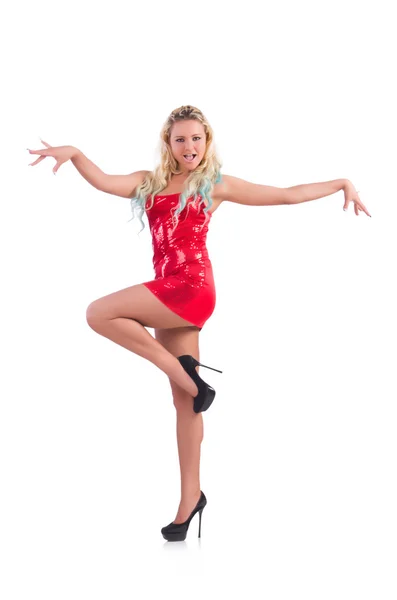 Woman dancing — Stock Photo, Image