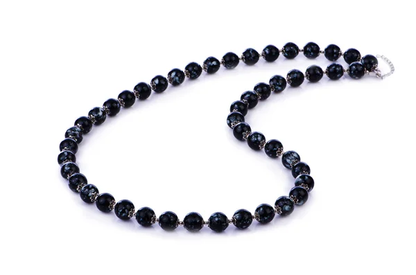 Collana di perle scure — Foto Stock