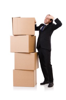 Kutuları olan adam.