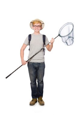 net alıcı ile adam