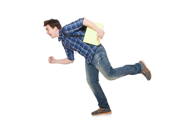 Young student with book — Stock Photo, Image