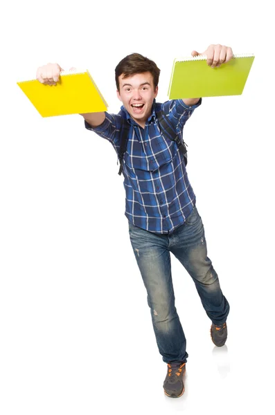 Estudiante joven con libro —  Fotos de Stock