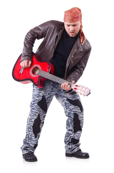 Guitar player — Stock Photo, Image