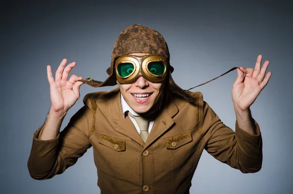 Funny pilot — Stock Photo, Image