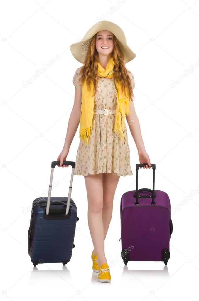 Woman ready for summer holiday