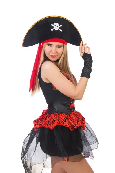 Woman pirate — Stock Photo, Image